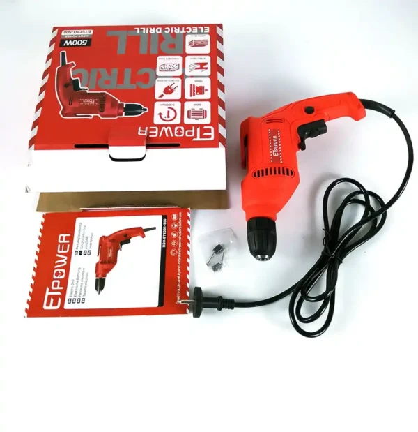 500Trapano/cacciavite elettrico con mandrino autoserrante da 10 mm - Immagine 5