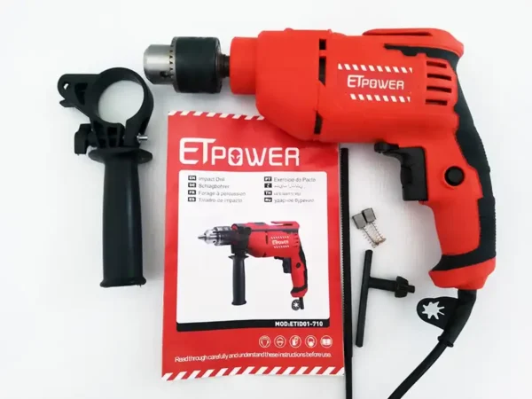 13mm 550W Trapano a Percussione Elettrico con Filo - Immagine 7