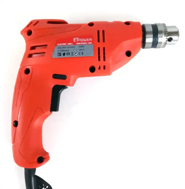 10Furadeira elétrica com fio de 450 W mm - Imagem 2