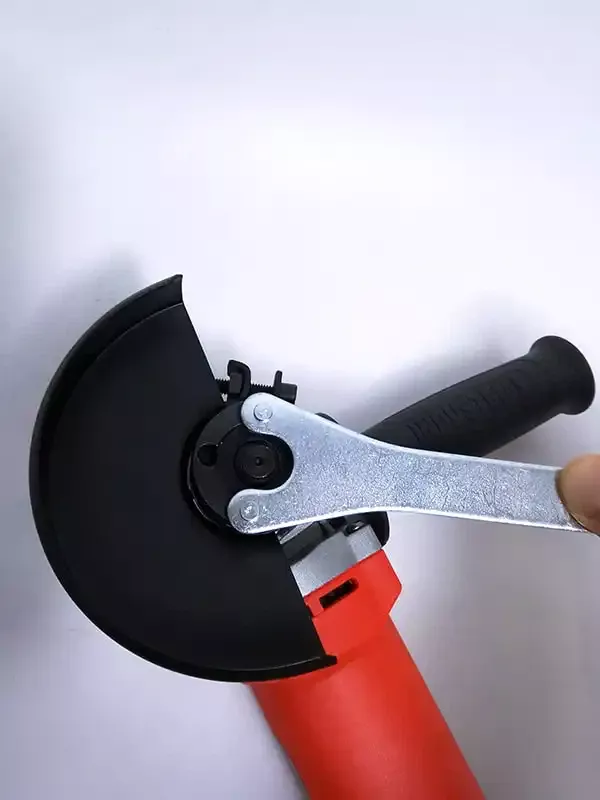 angle grinder wheel guard and spanner wrench