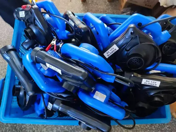 12V/24V Hitachi סוג DC מפוח ניקוי אבק אוויר חשמלי - תְמוּנָה 7